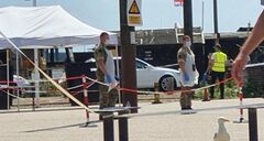 Covid Testing Station at the Stade 2020